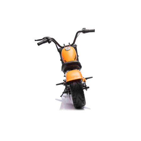 Motorcycle Chopper Warrior vehicle Orange