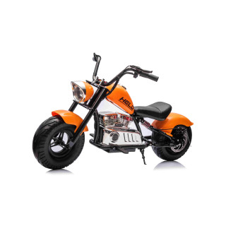 Motorcycle Chopper Warrior vehicle Orange