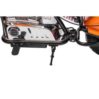 Motorcycle Chopper Warrior vehicle Orange