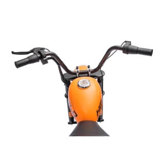 Motorcycle Chopper Warrior vehicle Orange