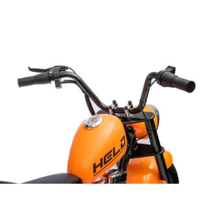 Motorcycle Chopper Warrior vehicle Orange