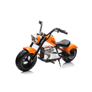 Motorcycle Chopper Warrior vehicle Orange