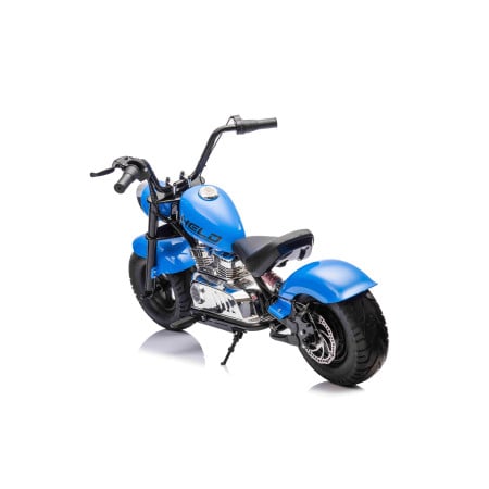 Motorcycle Chopper Warrior vehicle Blue