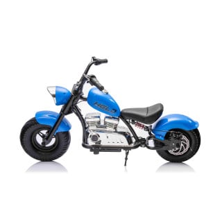 Motorcycle Chopper Warrior vehicle Blue