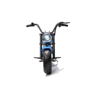 Motorcycle Chopper Warrior vehicle Blue