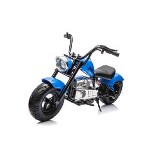 Motorcycle Chopper Warrior vehicle Blue