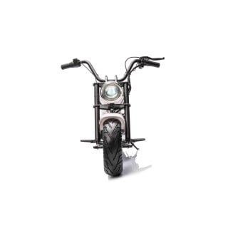 Motorcycle Chopper Warrior vehicle White