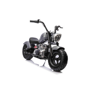 Motorcycle Chopper Warrior vehicle Black