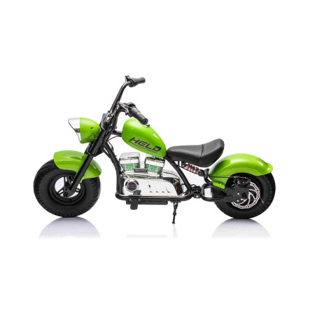 Motorcycle Chopper Warrior vehicle Green