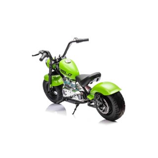 Motorcycle Chopper Warrior vehicle Green