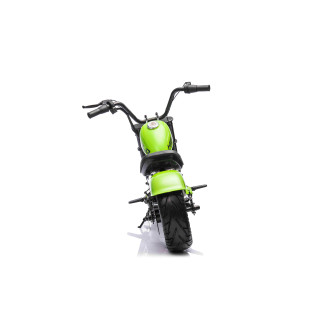 Motorcycle Chopper Warrior vehicle Green