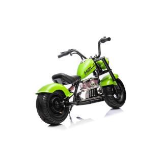 Motorcycle Chopper Warrior vehicle Green