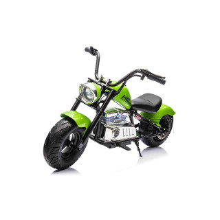 Motorcycle Chopper Warrior vehicle Green