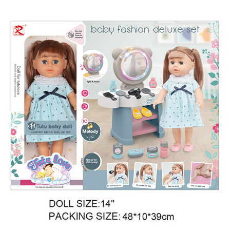 Kinga doll with dressing table + accessories