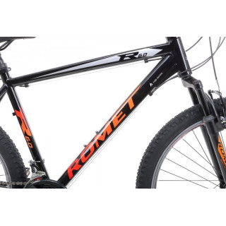 Dviratis Romet Rambler R6.0 26" 2022 black-orange-19" / L