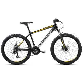 Dviratis Romet Rambler R6.2 2024 black-yellow-19" / L