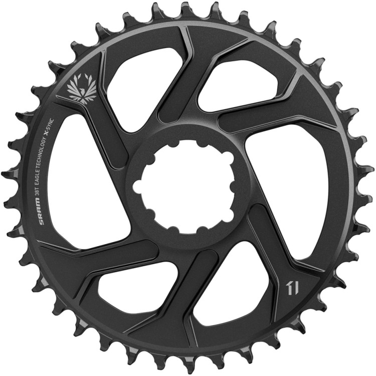 Priekinis dantratis SRAM MTB Eagle X-Sync2 Direct Mount alu 11-speed 3mm offset 38T black