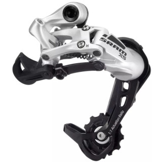 Galinis pavarų perjungėjas SRAM X5 medium cage 9-speed silver