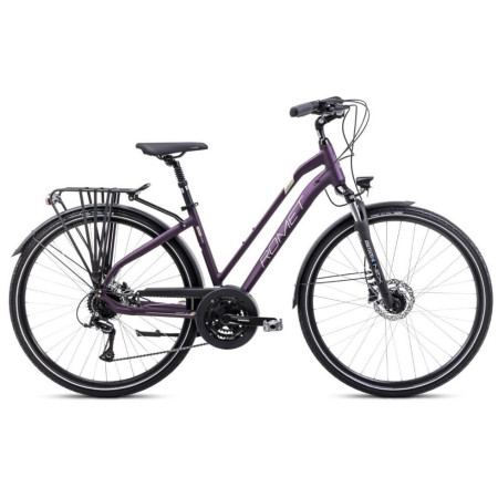 Dviratis Romet Gazela 6 2024 violet-champane-19" / L