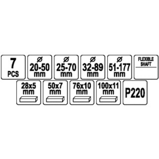 Honingavimo įrankių rinkinys 20-177mm