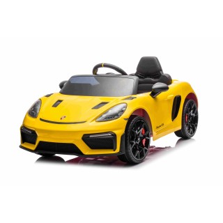 Porsche 718 vehicle Yellow