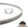 RIM, 28 WHEEL 36 SPOKES ALU SILVER