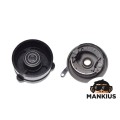 HUB, WHEEL FRONT LH W/DRUM BRAKE 3 BOLTS