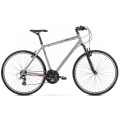 Dviratis Romet Orkan M 2024 graphite-red-21" / XL
