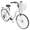 Dviratis AZIMUT Sarema 26" ALU TX-7 2024 white