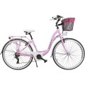 Dviratis AZIMUT Sarema 28" ALU TX-7 2024 pink