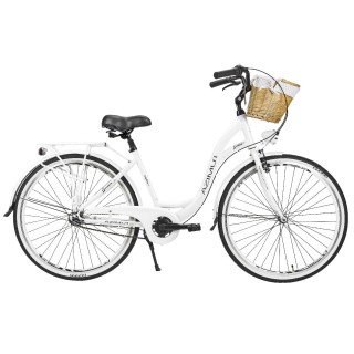 Dviratis AZIMUT Sarema ALU 28" 3-speed 2024 white matt