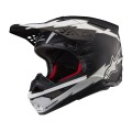 HELMET SM10 AMP BLK/WT L