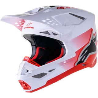 HELMET SM10 UNIT RD/WT L