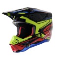 HELMET SM5 ACT2 BK/Y/R S