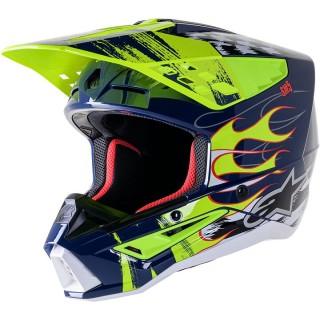 HELMET SM5 RASH NV/YL L