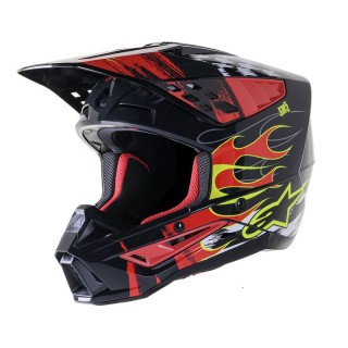 HELMET SM5 RASH RED/G 2X