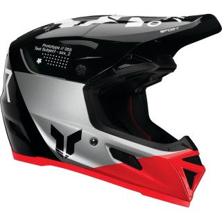 HLMT RFLX SPRT STRIKE BK/RD XL