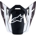 VISOR SM10 AMPR BLACK/WHT