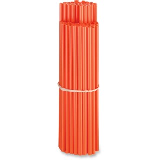 80-PACK POLYURETHANE SPOKE SKINS ORANGE