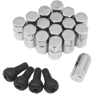 LUG NUTS 10MM CHROME 16-PACK