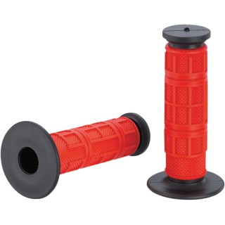 QUALIFIER FULL WAFFLE GRIPS RED/BLACK