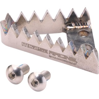 TITANIUM REAR BRAKE PEDAL TIP SILVER