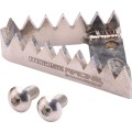 TITANIUM REAR BRAKE PEDAL TIP SILVER