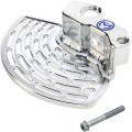 FRONT BRAKE ROTOR GUARD ALUMINUM