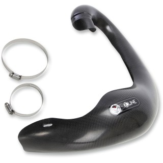 CARBON FIBER PIPE GUARD FOR 2-STROKE FMF EXHAUST