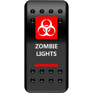 SWITCH RCKER ZMBIE LT-RED