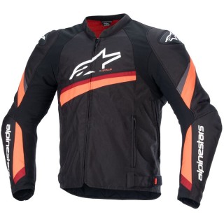 JACKET T-GP+R V4 BK/RD 2X