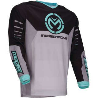 JERSEY QUALIFIER GRAY/TEAL LG