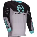 JERSEY QUALIFIER GRAY/TEAL LG