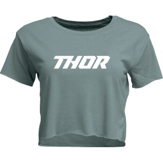 TEE WOMENS CORP LIGHT BLUE LG